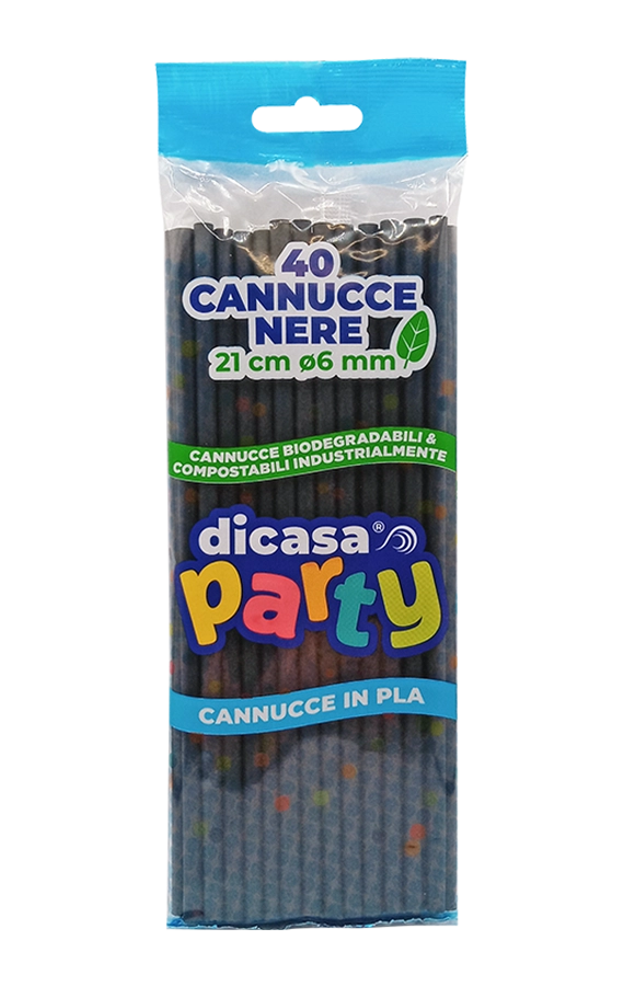 Cannucce dicasa - Confezione 40 nere